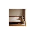 Couture Collection - Petroski French Cane Sofa, Walnut Wood Frame with Natural Rattan Sides, Modern Design (DUP1007D)