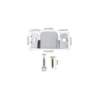 4 Pieces Sectional Couch Connectors Metal