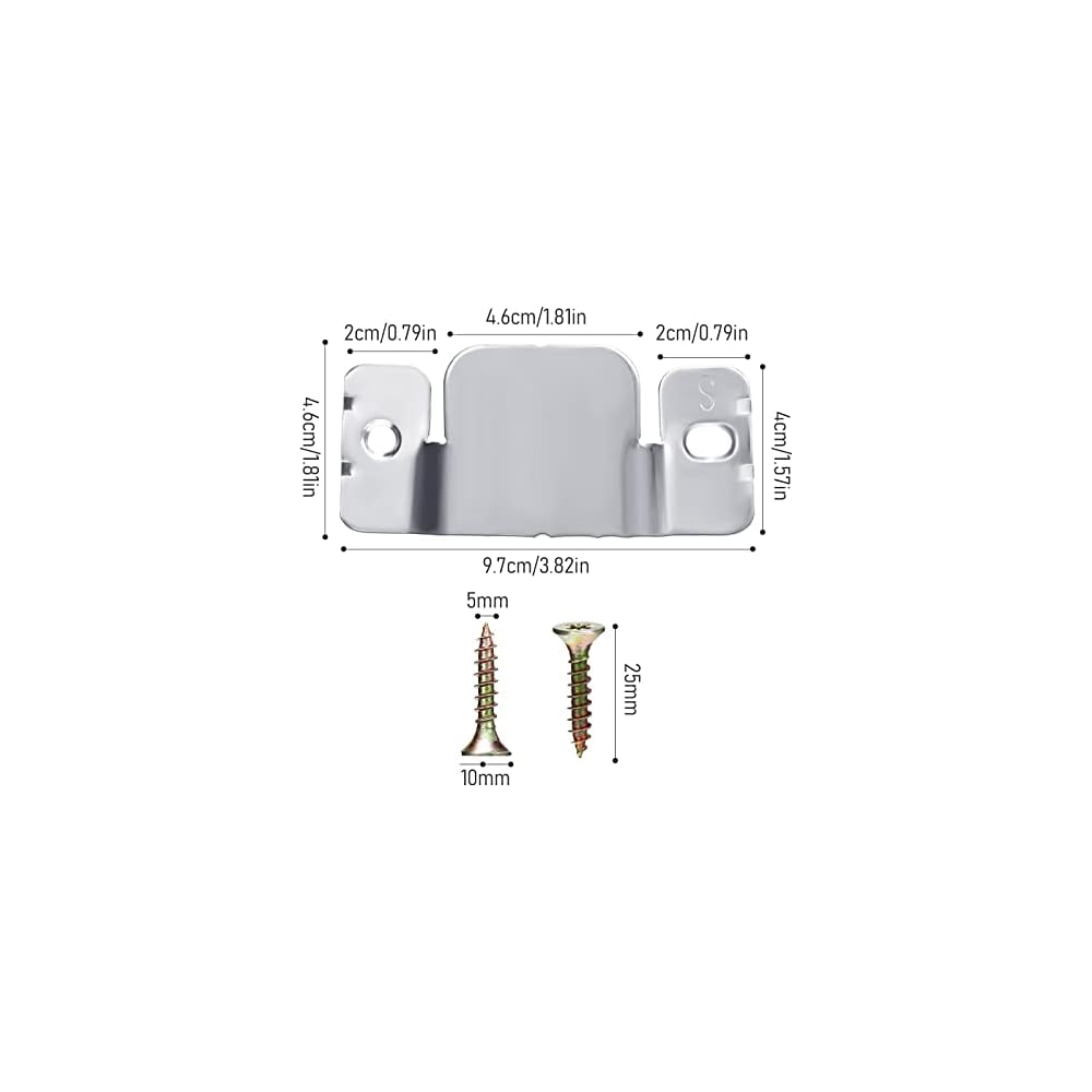 4 Pieces Sectional Couch Connectors Metal