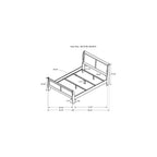 Coaster Louis Philippe Queen Traditional Sleigh Bed, Cappuccino 202411Q