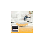 159 Inch Oversized Modular Sectional Sofa with Curved Corner, Convertible U/L-Shaped Cloud Couch with Moveable Seat,Storage Ottoman,Cupholders, Living Room Chenille Fabric Sofa
