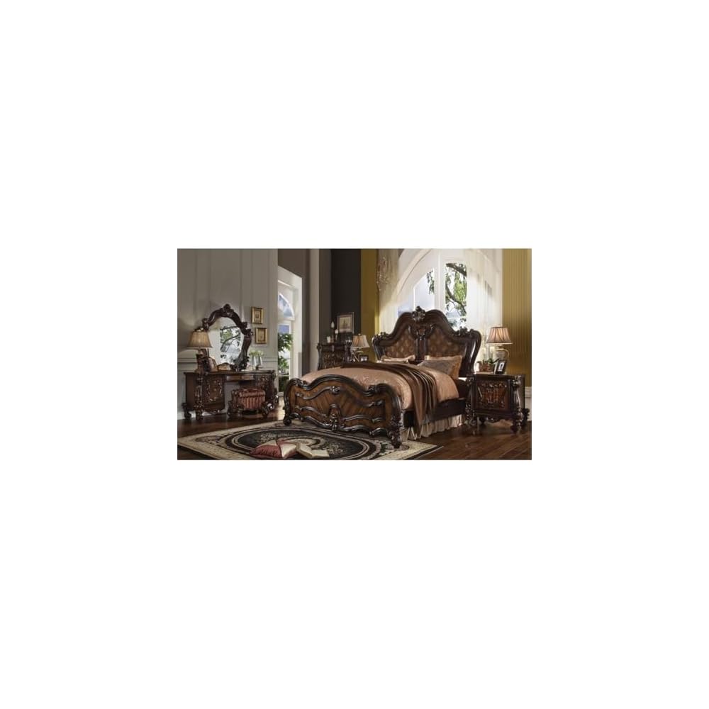 Versailles Queen Bed - 21790Q - Cherry Oak