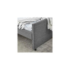 Queen Size Upholstery Daybed with 2 Drawers and Headboard, Mid-Century Style Tufted Sofa Bed with Button on Back, Easy Assembly, No Box Spring Required, for Living Room and Bedroom, Dark Grey