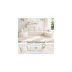 144" Oversized Sectional Sofa, Boneless Couches for Living Room
