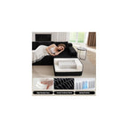 124" Cloud Boneless Couch, U-Shape Modular Sectional Sofa for Living Room