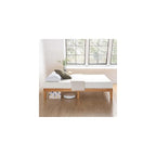 Naturalista Classic - 12 Inch Solid Wood Platform Bed with Wooden Slats, No Box Spring Needed, Easy Assembly, Full, Natural Pine