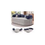 Premium 79" L Versatile Sectional Convertible Sofa Bed Couch
