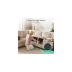 Sectional Sleeper Sofa with Pull Out Couch Bed - Convertible Plush Corduroy Cloud Couch with Storage Chaise & USB Charging, Comfy Modular Couches for Living Room, Beige