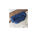 78" Foldable Sleeper Sofa, Convertible Couch with Pillows, Blue