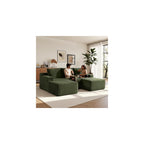 Boneless Couch Comfy Sectional Couches for Living Room,U Shaped Modular Cloud Couch Sofa, Minimalist Modular Sectional Sofa with Deep Seat