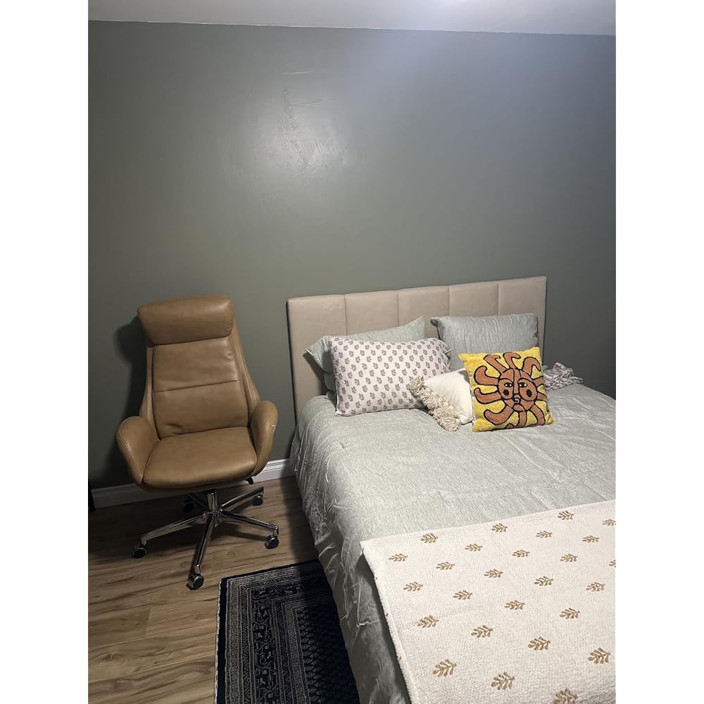 Queen Size Lift-Up Hydraulic Storage Bed, Beige Linen Upholstered Platform Bed with Vertical Channel Headboard, Wooden Slat Support, No Box Spring Needed, Easy Assembly