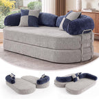 Premium 79" L Versatile Sectional Convertible Sofa Bed Couch